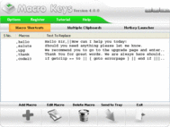 Macro Keys screenshot